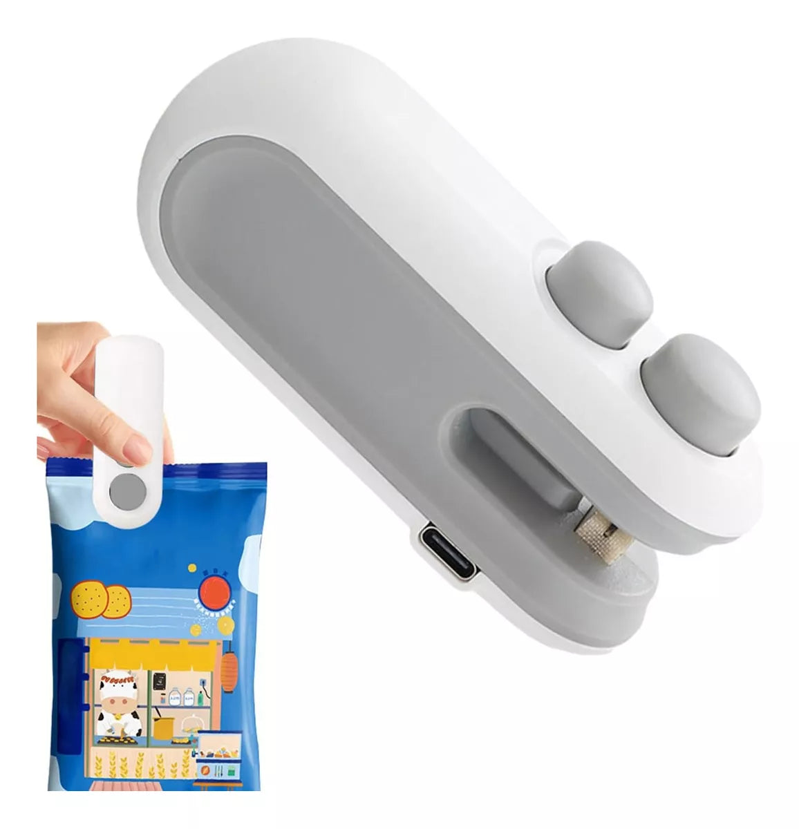 Mini Selladora De Bolsas Recargable