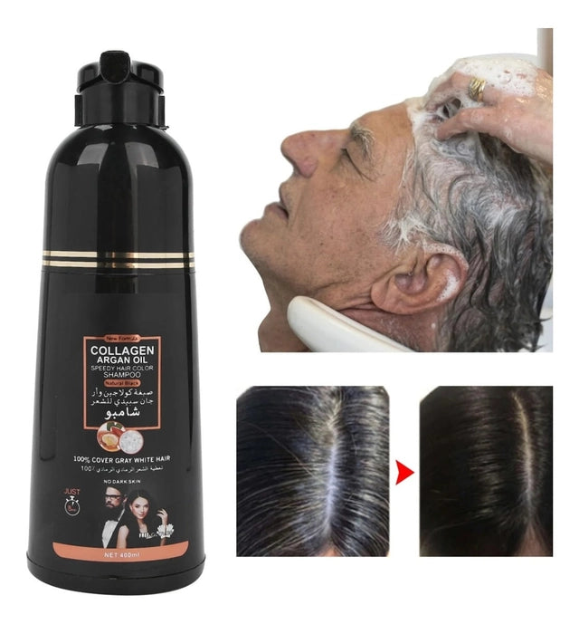 Shampoo Disaar Cubre Canas Color Negro