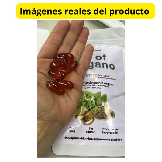 Aceite De Orégano 6000 Mg 60 Cápsulas