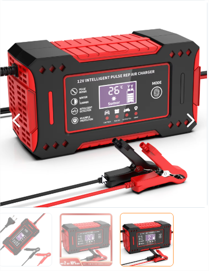 Cargador Inteligente De Bateria Auto