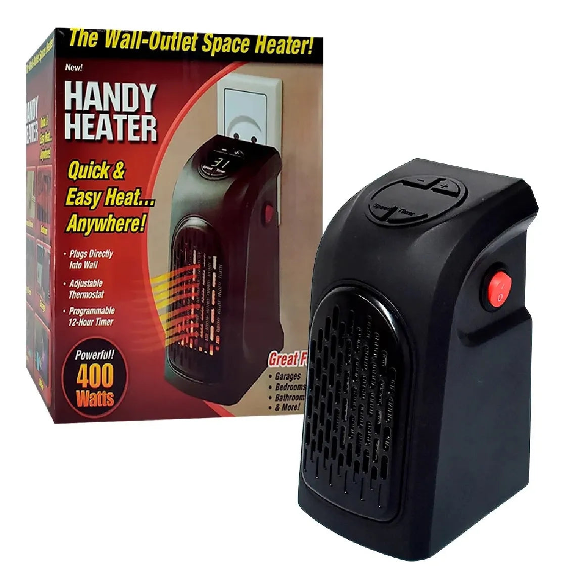 Calefactor Eléctrico 400w Handy Heater
