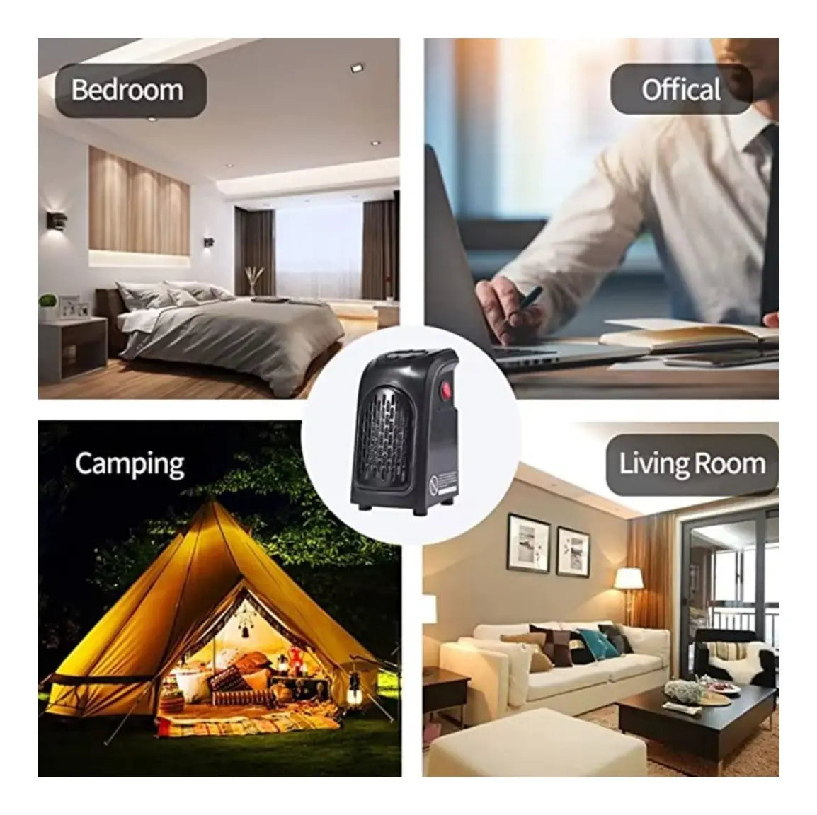Calefactor Eléctrico 400w Handy Heater